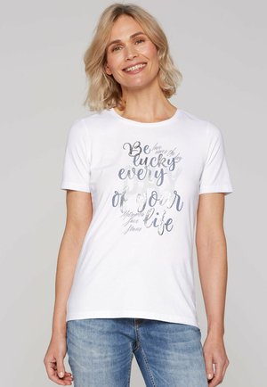 MIT WORDING PRINT - T-Shirt print - opticwhite