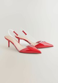 REGULAR FIT - FOREVER COMFORT POINT TOE DETAIL VINYL - Klasične cipele s visokom petom - red