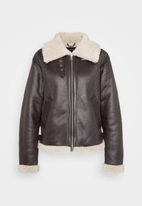 VMVIRGINIA JACKET - Műbőr dzseki - chocolate torte/oatmeal