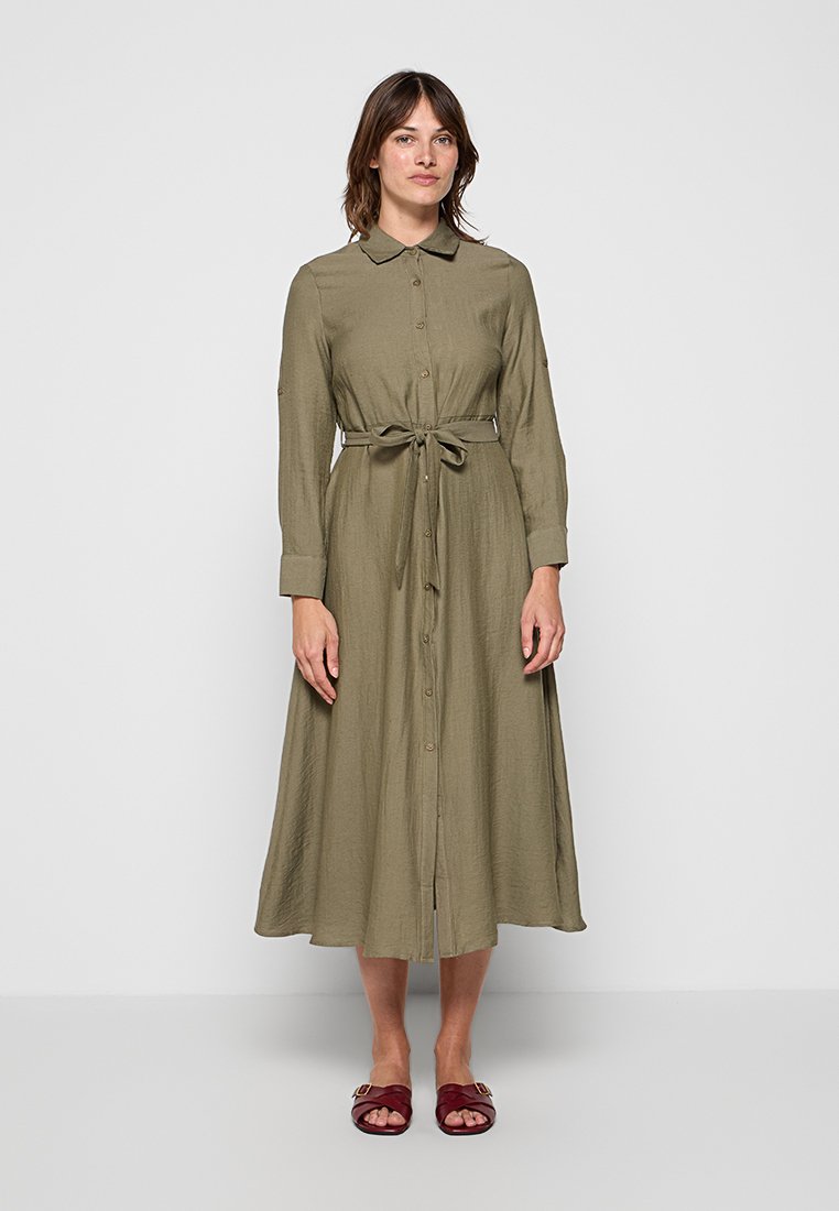 Le Jardin Du Lin Blousejurk kaki