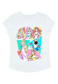 Disney DISNEY PRINCESSES NEON POP - T-shirt z nadrukiem