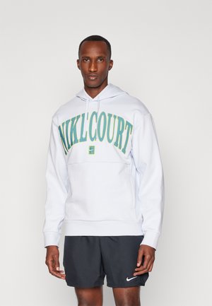 HERITAGE - Džemperis su gobtuvu - football grey/mineral teal/high voltage
