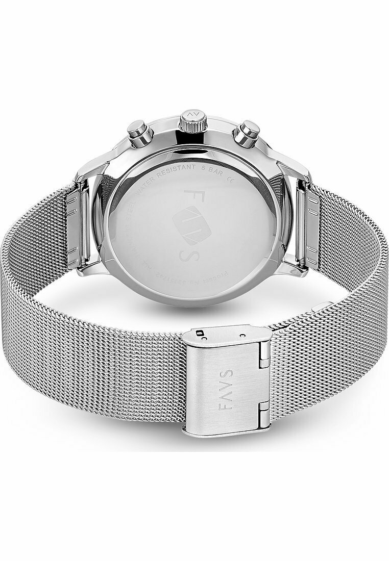 Damen Analoguhren | FAVS Chronograph silber/silberfarben - XO57069 Damen Analoguhren | FAVS Chronograph silber/silberfarben - XO57069