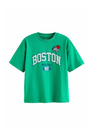 SHORT SLEEVE GRAPHIC STANDARD - T-Shirt print - green varsity