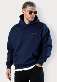 ESTEEM FINESSE OVERSIZED - Kapuzenpullover - seablue