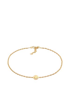 SPARKLING HAPPY CHARM - MIT KRISTALLEN VON SWAROVSKI® - Ankelkæder - gold-coloured