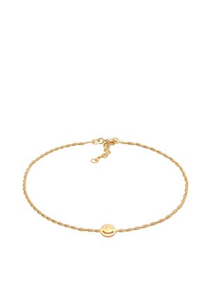 Elli BASIC HAPPY FACE - Fußkettchen - gold-coloured