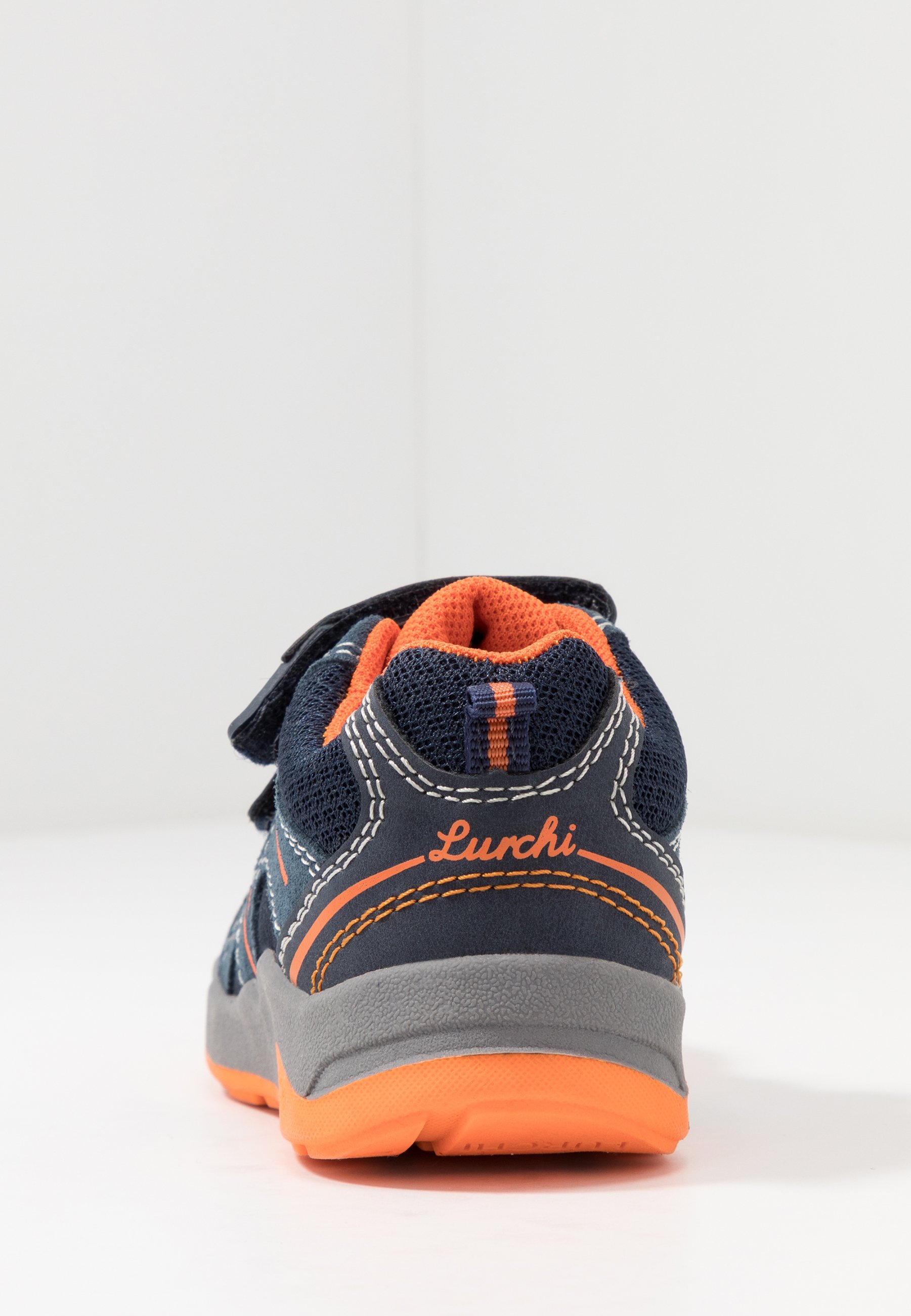Lurchi MATTHIAS TEX Sko med borrelås navyorange Lurchi MATTHIAS TEX Sko med borrelås navyorange