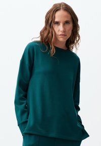 Jimmy Key CREW NECK LONG SLEEVED - Felpa - dark green