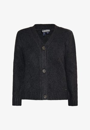 DreiMaster, DREIMASTER STRICKJACKE - Vest - dunkelgrau melange