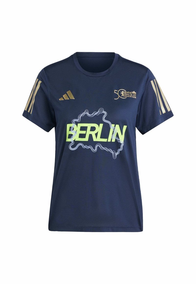 adidas Performance BMW BERLIN MARATHON Sport T-Shirt aurora
