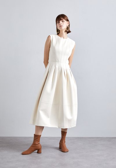 Philosophy di Lorenzo Serafini COATED DRESS - Cocktailkjole / festkjole - ivory
