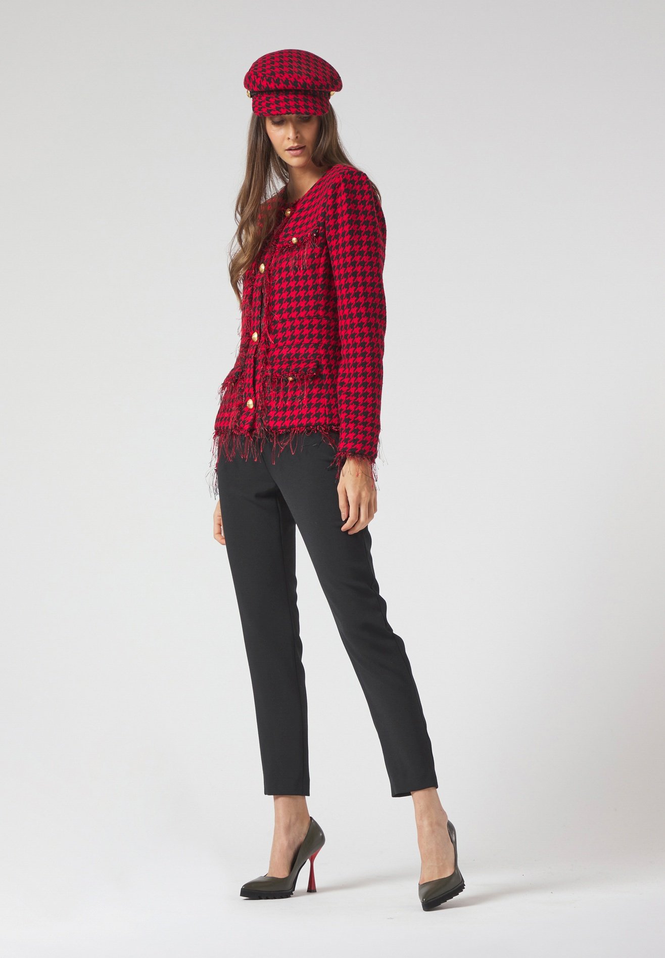 Manila Grace Giacca da mezza stagione - rosso nero/rosso - Zalando.it