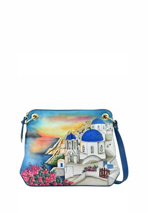Schoudertas - santorini sunset