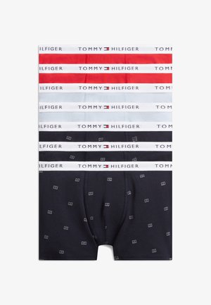 Tommy Hilfiger, SIGNATURE LOGO 7 PACK - Μποξεράκια σε στενή γραμμή - bright blue/red