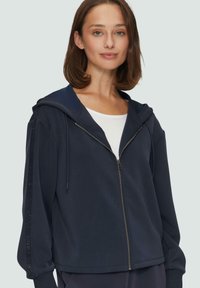 s.Oliver MIT KAPUZE - Mikina so zipsom - navy