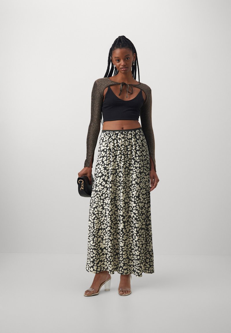 VERO MODA Women's Vmalba Ankle Skirt WVN Ga Noos A-line Skirt, Black, XS