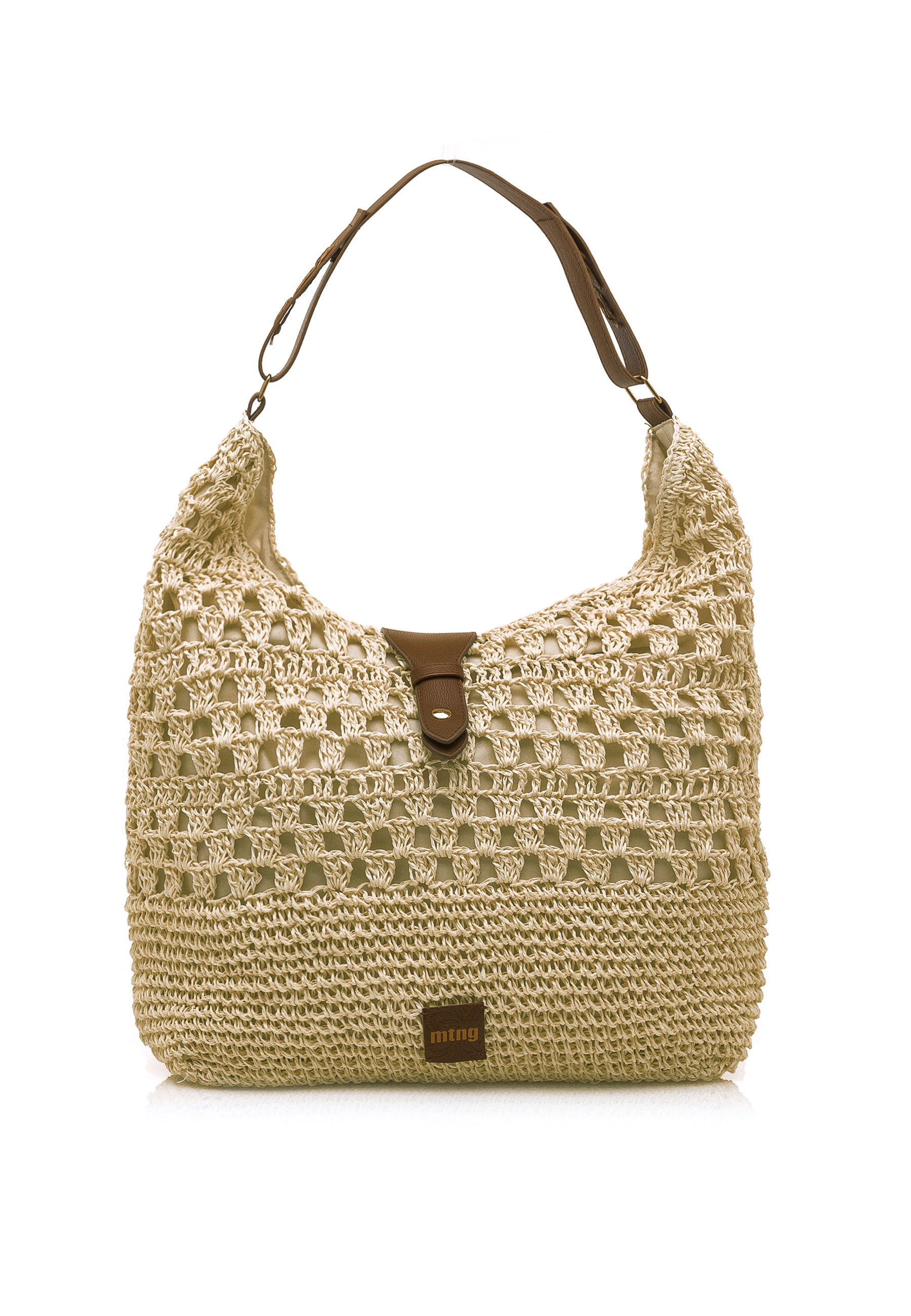 mtng Bolso de mano - beige - Zalando.es