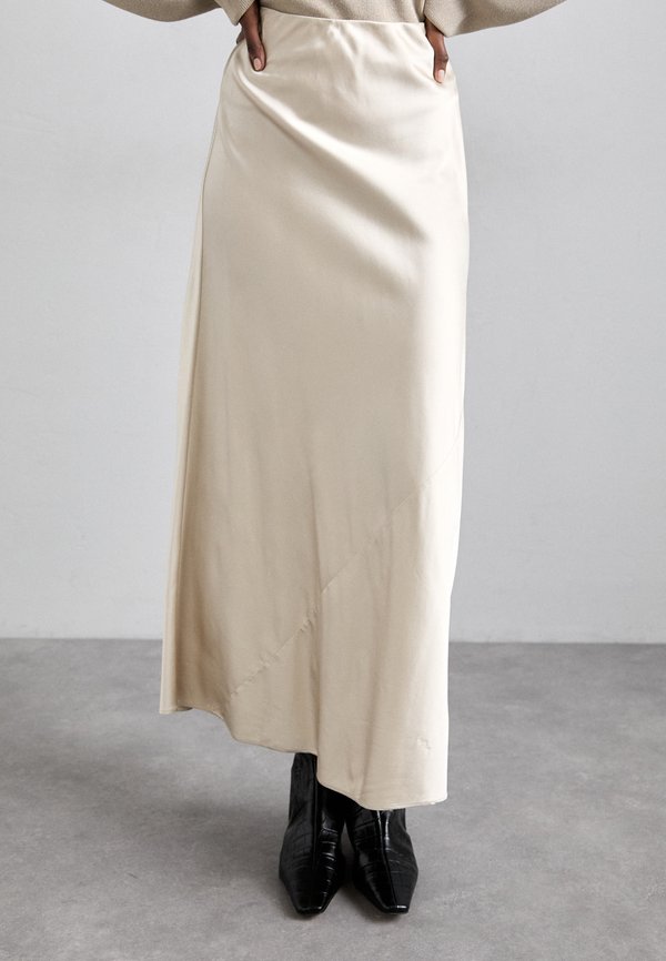BARDOT - Maxi skirt - champagne