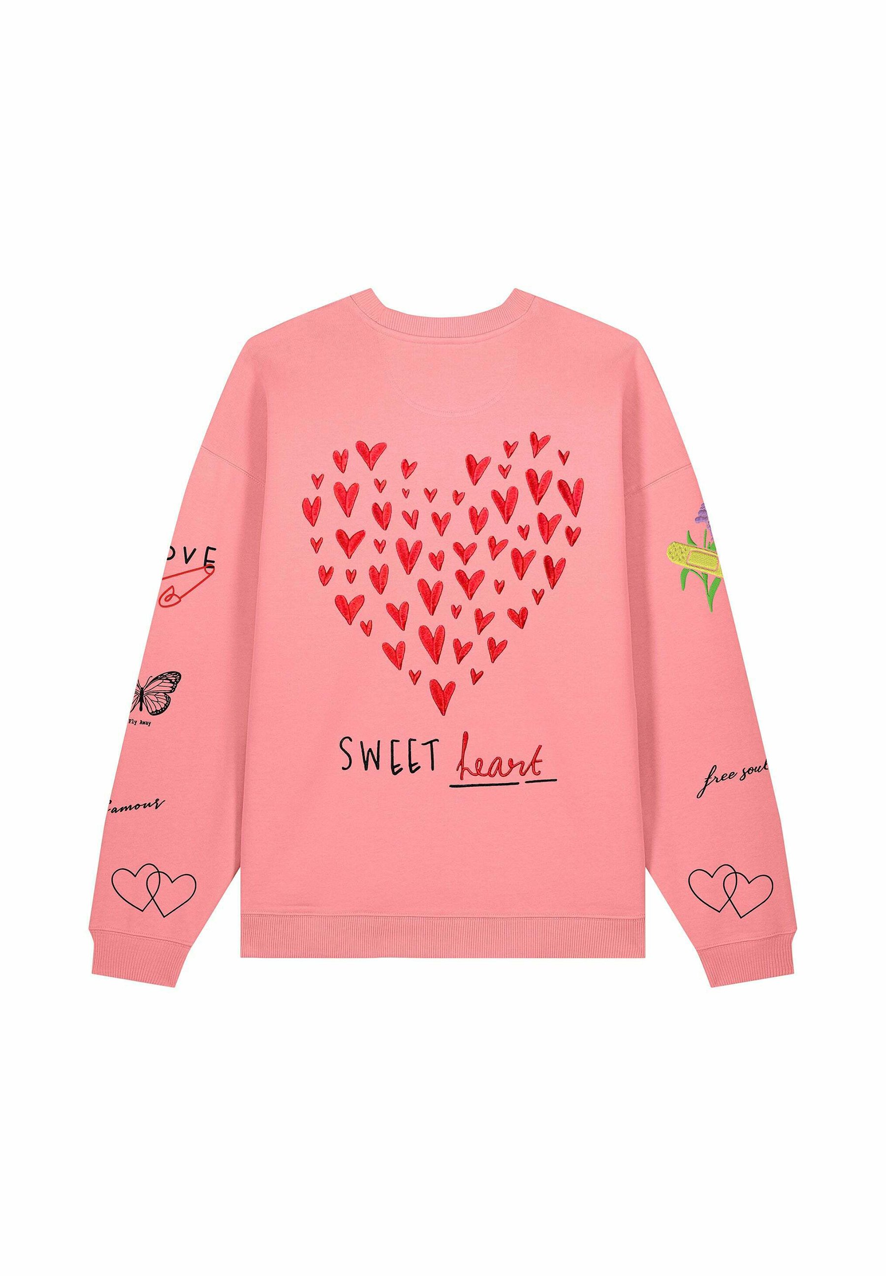 Mira Paris SWEETHEART TATTOO UNISEX Sweatshirt pink Zalando
