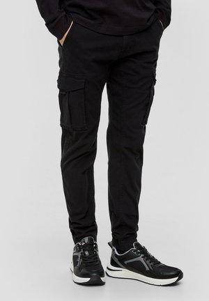 SLIM FIT STYLE - Cargohose - schwarz