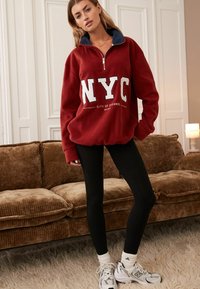 Next HALF ZIP - Fleecetrøjer - red