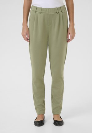 Trousers - oil green