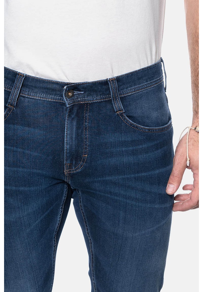 Herren Skinny Fit | Mustang OREGON TAPERED Jeans Slim Fit navy blue/blau - PT20370 Herren Skinny Fit | Mustang OREGON TAPERED Jeans Slim Fit navy blue/blau - PT20370
