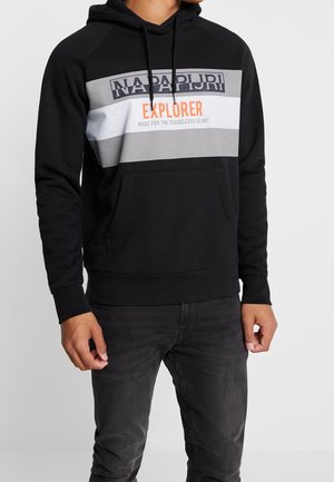 Mikina s kapucí - black