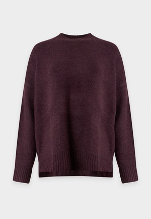 Vero Moda Curve, VMCLEFILE OVERSIZE BOXY - Пуловер - wine