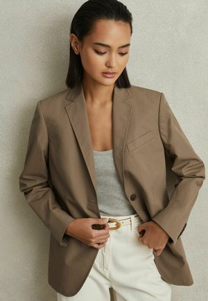 REGULAR FIT-HOPE SINGLE BREASTED - Blazer - taupe
