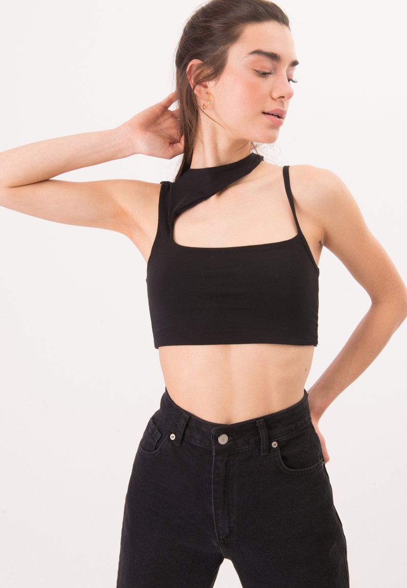 Damen T-Shirts | BSL UTSE BASIC Top black/schwarz - HU04189 Damen T-Shirts | BSL UTSE BASIC Top black/schwarz - HU04189