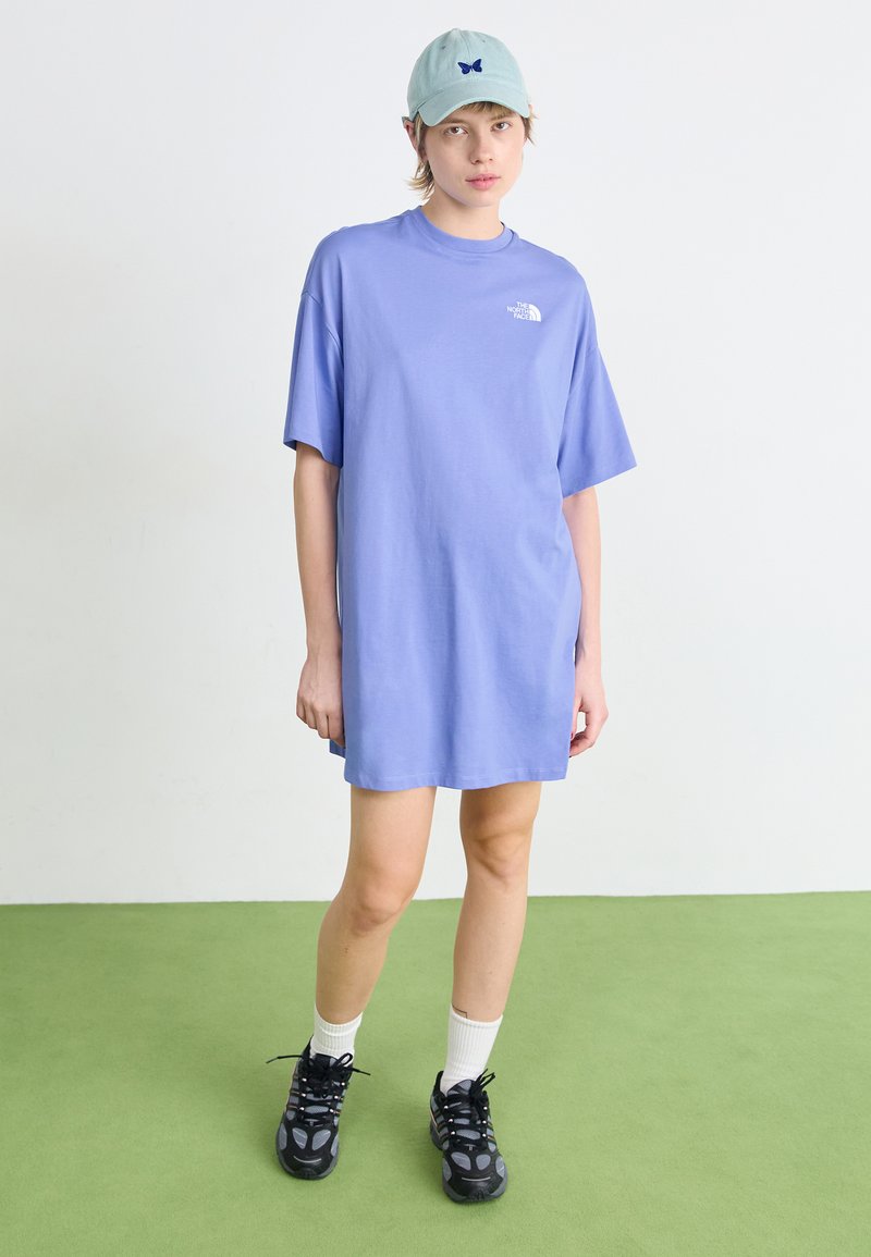 The North Face ESSENTIAL OVERSIZE TEE DRESS - Jersey dress - virtual blue/ blue - Zalando.ie