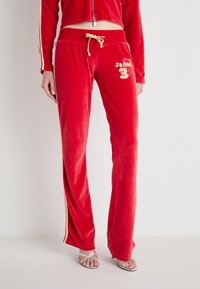 Jaded London - LOW BOOTCUT SPORTY TROUSERS - Tracksuit bottoms - hot pink Thumbnail Image 1