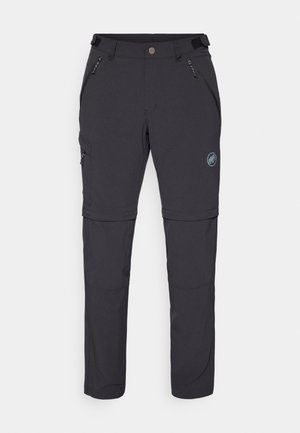 Mammut RUNBOLD ZIP OFF PANTS MEN - Pantalones montañeros largos - black