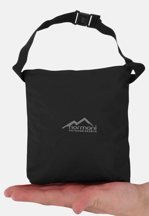 WASSERDICHTER REGENPONCHO REGENJACKE MIT TASCHE UND REFLEKTOR - Parka - schwarz