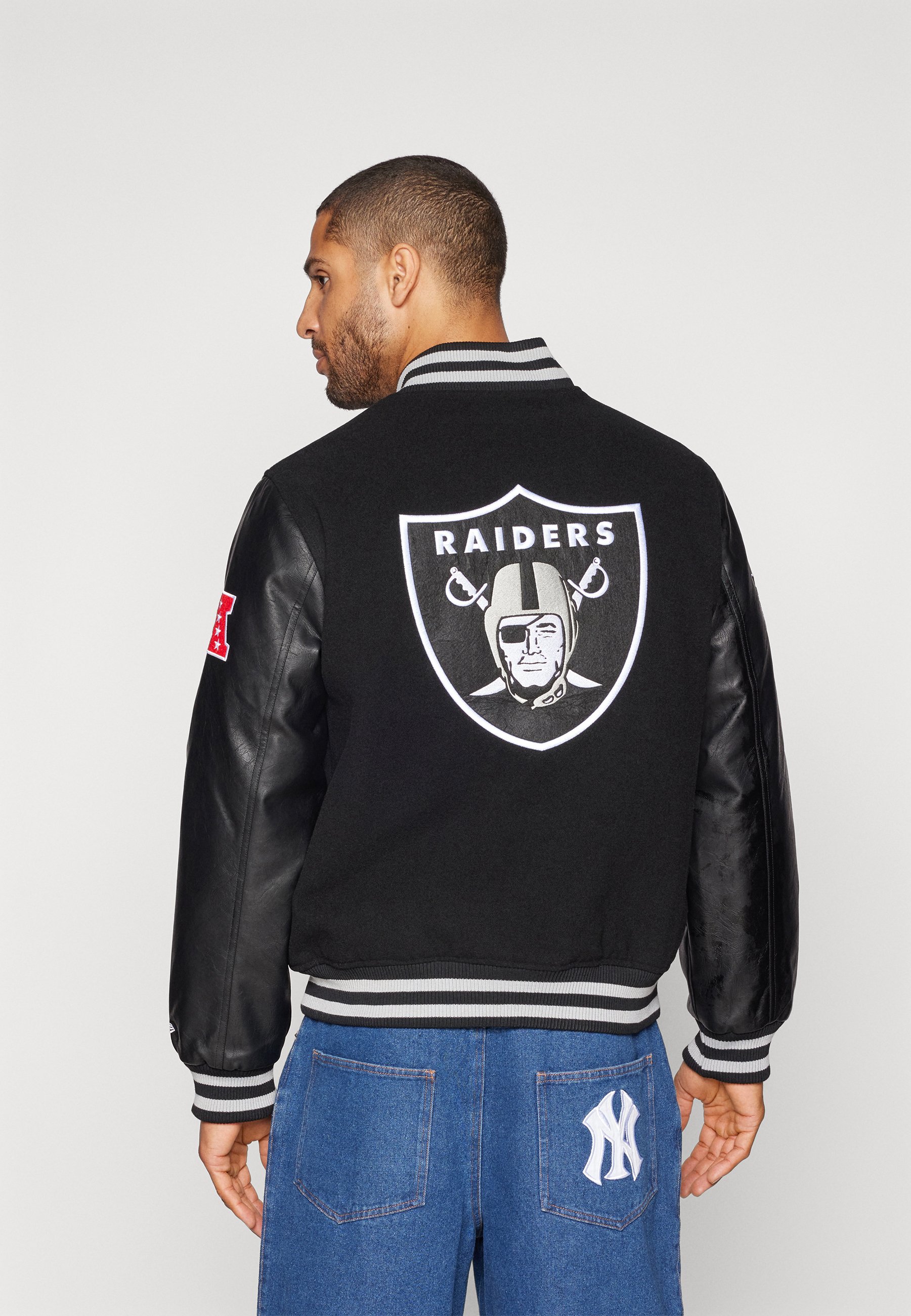 New Era NFL LAS VEGAS RAIDERS VARSITY JACKET - Club wear - black 