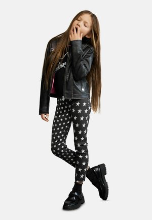 Desigual, STAR PRINT LEGGINGS - Legging - black