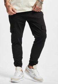 2Y Premium - BASIC - Pantalon cargo - black Image miniature 1