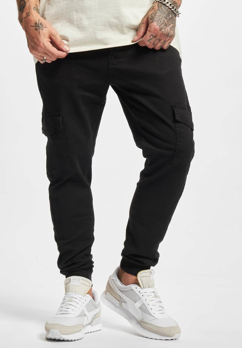 2Y Premium - BASIC - Pantalon cargo - black, Agrandir