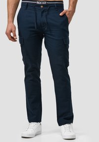 INDICODE JEANS Cargobukser - dark blue