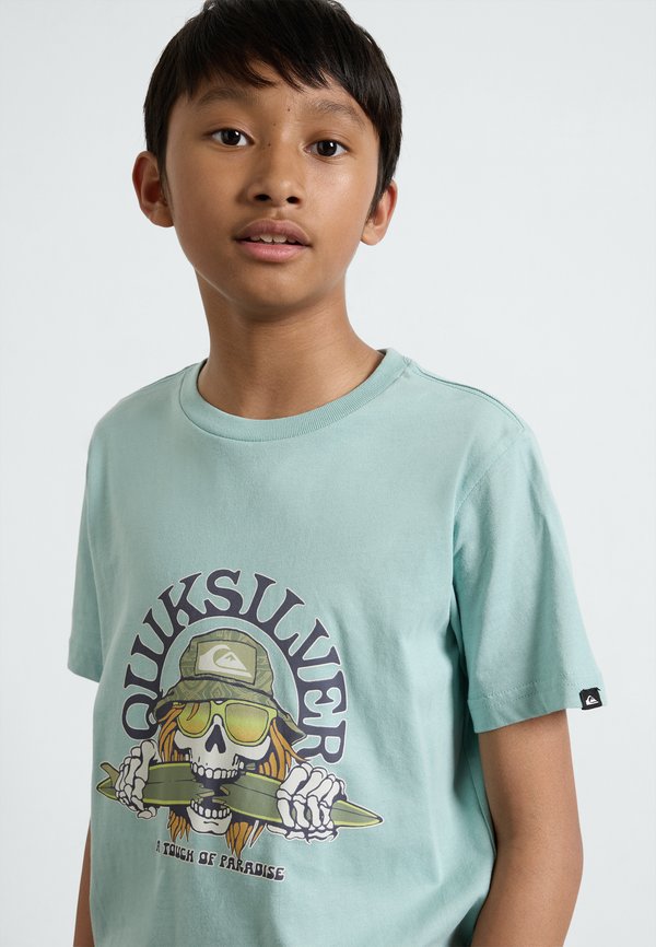 SKULL FEAST UNISEX - Print T-shirt - aquifer