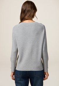 Oltre GIROCOLLO CON BOTTONI - Jersey de punto - grigio