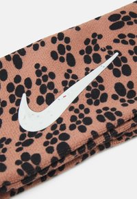 Nike Performance ATHLETIC HEADBAND WIDE - Panta/korvaläpät - mineral clay/black/white