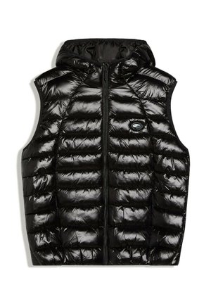 Bershka ULTRALIGHT QUILTED - GILET - Weste - black