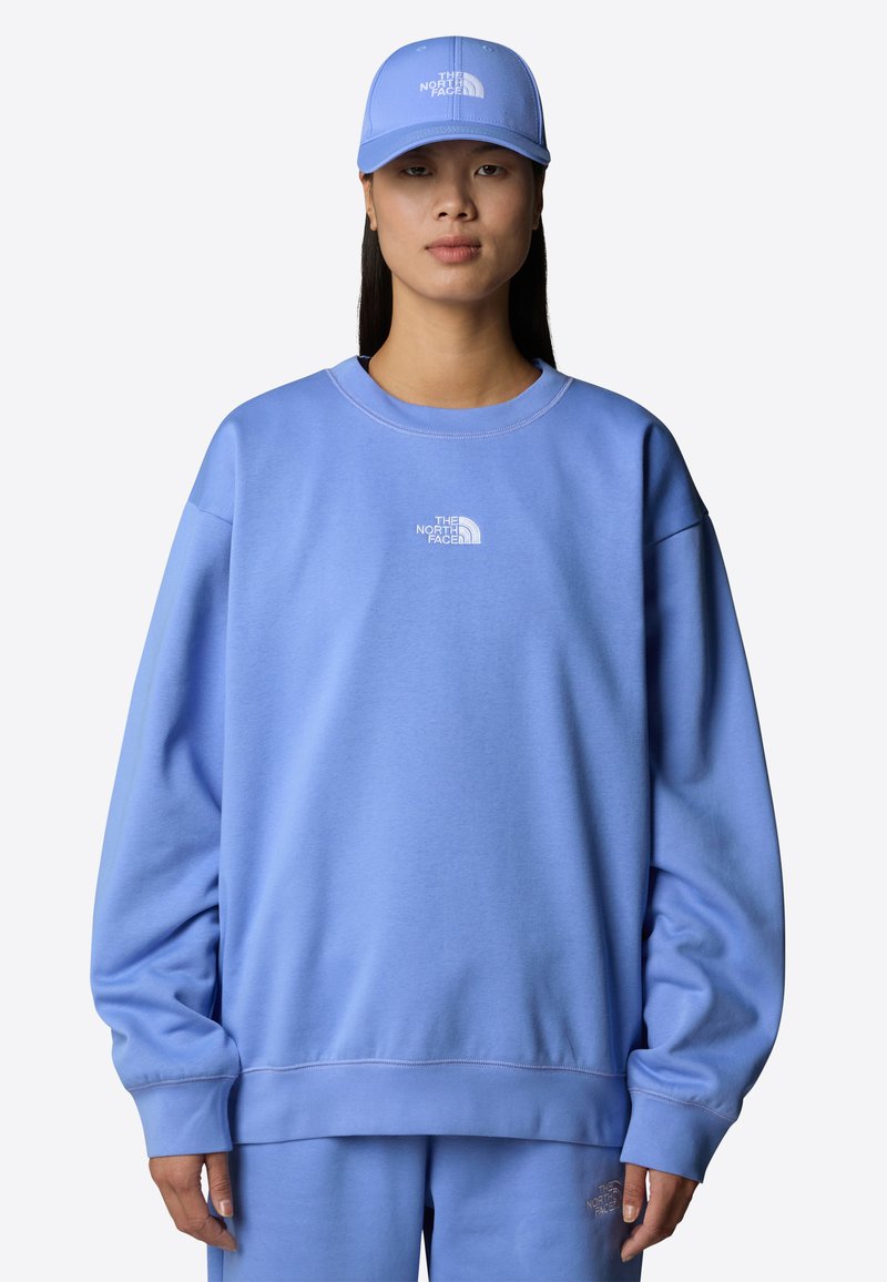 The North Face - ESSENTIAL CREW - Sweatshirt - virtual blue, Enlarge