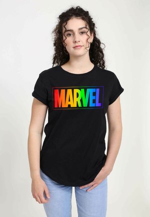 MARVEL OTHER - RAINBOW MARVEL - Print T-shirt - black
