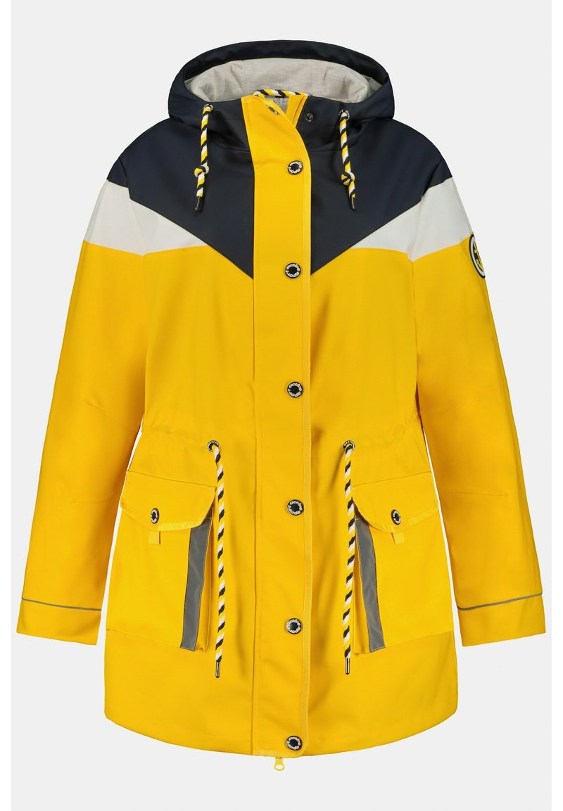 Damen Parkas | Ulla Popken Parka koningsgeel/gelb - WQ91634 Damen Parkas | Ulla Popken Parka koningsgeel/gelb - WQ91634