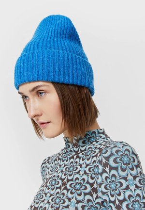 BASIC - Čepice - mottled light blue