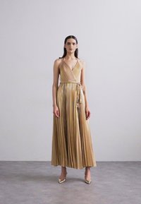 Alice + Olivia TRESA DRESS SLIT - Společenské šaty - gold